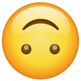 upside down smile