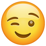 winking